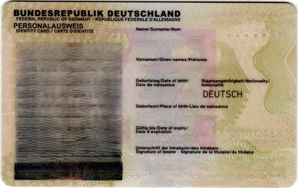 Perso Vorderseite